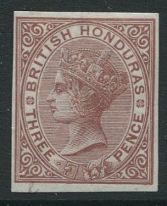 1872-9 Imprimatur proof of 3d  in the issued colour on wmkd. paper, fine mint.