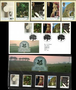 GB 1995 FDC National Trust Presentation Pack PHQ & First Day Cover