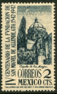 MEXICO 781, 2¢ San Miguel de Allende 400th Anniversary. UNUSED. H OG. VF.