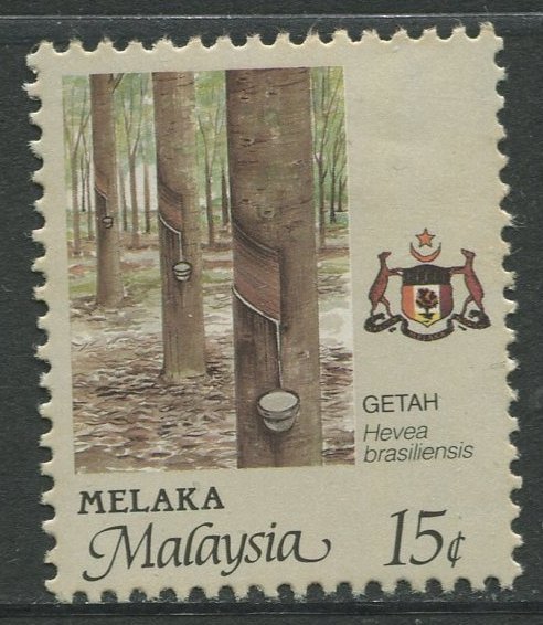 STAMP STATION PERTH Malacca #92 Agricultural Type State Crest MNH  1986