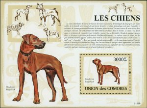 Dogs Stamp Rhodesian Ridgeback Pet Domestic Animal S/S MNH #2141 / Bl.477