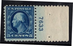 U.S. - 428 - Plate Number Single (7633) -   Fine -  Never  Hinged