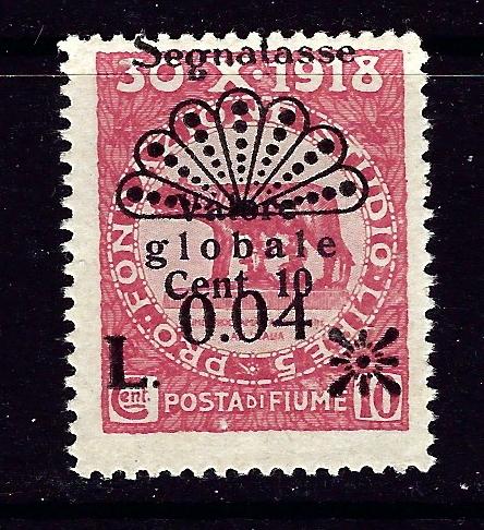 Fiume J16 MNH 1921 overprinted issue