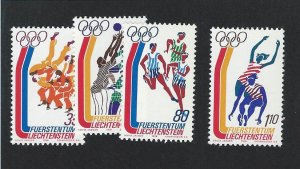 Liechtenstein  mnh sc 591-594