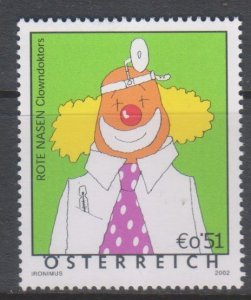 Austria, 51c Clown Doctor (SC# 1900) MNH