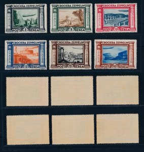[49618] Italy 1933 Aviation Graf Zeppelin to Rio Very Fine set MNH