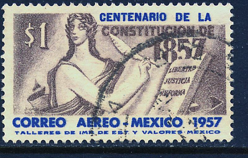 MEXICO C240 Centenary of the Mexican Constitut. Used. (1123)