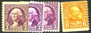U.S. #720-723 MINT MIXED CONDITION