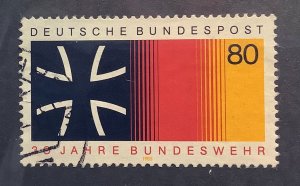 Germany 1985 Scott 1452 used - 80pf,  National Armed Forces 30th Anniv.