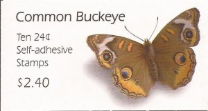 US Stamp - 2006 Buckeye Butterfly - 10 Stamp Booklet #4001b