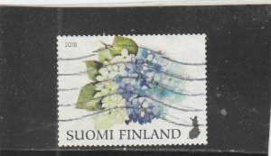 Finland  Scott#  1565d  Used  (2018 Hydrangeas)