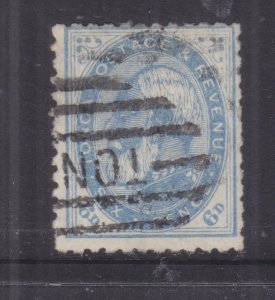 TONGA, 1888 perf. 12 x 11 1/2, 6d. Dull Blue, used.