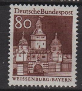 Germany 1966 - Scott  946 MNH - 80pf, Weissenburg, Bayern