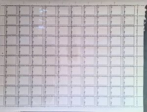 KV)INDONESIA, FULL SHEET, WITH ERROR, IMAGE SHIFTED.