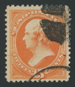 USA 189 - 15 cent Webster on Soft Porous Paper - VF Used & Sound