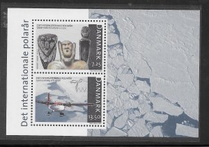 Denmark #1272-73A MNH International Polar Year Souvenir Sheet (12094)