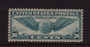 1939 Sc C24 Trans-Atlantic 30c blue globe & wings MNH single CV $11 (06