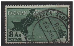 Pakistan 1960 Scott 110 used - 8a, Border dispute with India