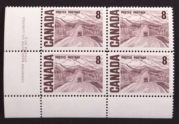 Canada 461 Plate Block LL No. 2 VF MNH