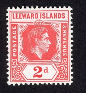 Leeward Islands 123 MNH 1949 2p crimson rose