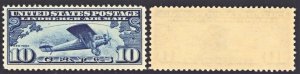 Airmail #C10 - 1927 10¢ Lindbergh Spirit of St. Louis. MNH 