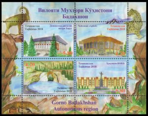 2018 Tajikistan 799-802/B80 Gorno Badakhshan Region