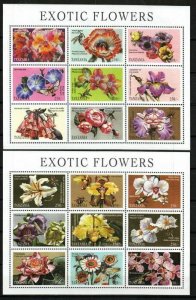 Tanzania Stamp 1685-1686  - Exotic flowers