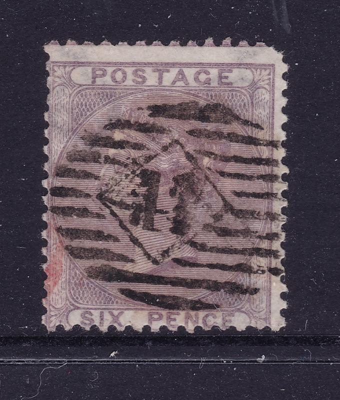 Great Britain a used 6d QV from 1855