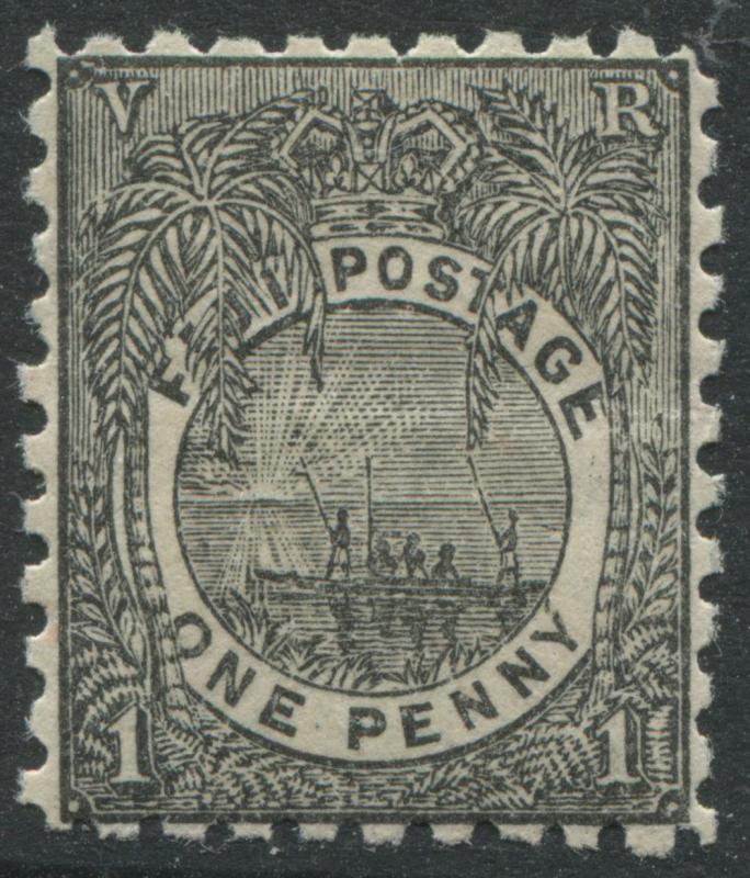 Fiji QV 1893 1d black mint o.g.