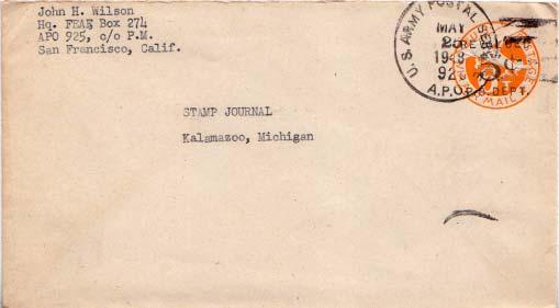 United States, Airmail, Postal Stationery