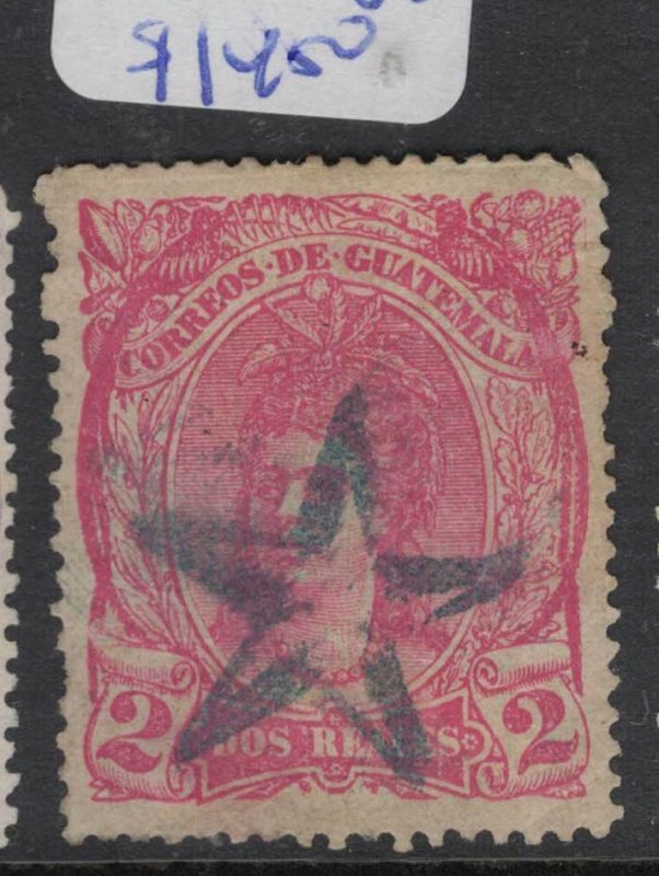 Guatemala SC 13 Star Cancel VFU (8fee)