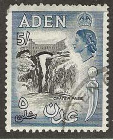 Aden,  Sc. 58A used, 1956, (A43)