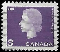 CANADA   # 403ii USED DARK PURPLE (2)