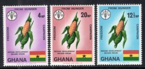 Ghana 418-420 MNH VF