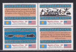 Palau # 4a, Postal Service Inauguration, NH, 1/2 Cat.