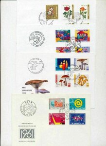 Switzerland 1958/2002 FDC Charity Patria Europa Covers Cards x 26(Tro167