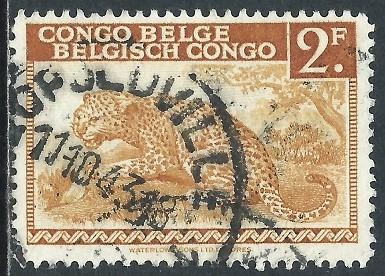 Belgian Congo, Sc #199, 2fr Used