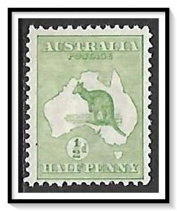 Australia #1 Kangaroo & Map MH