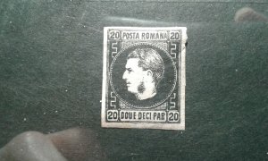 Romania #32 mint hinged tear e205 9072