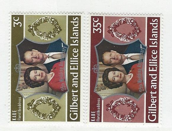 Gilbert and Ellice Islands  MNH SC#  206-207