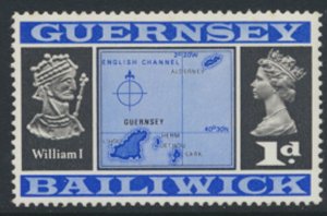 Guernsey  SG 14 1969 Definitive Type I   SC# 9   Mint Never Hinged   see scan 