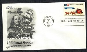 1572 U.S.Postal Service Unaddressed ArtCraft FDC