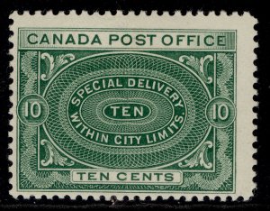 CANADA QV SG S1, 10c blue-green, NH MINT. Cat £90.