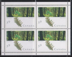 Canada,  39c Canadian Forests  (SC# 1285a) MNH PANE