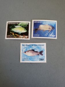 Stamps Ivory Coast Scott #1048-50 nh