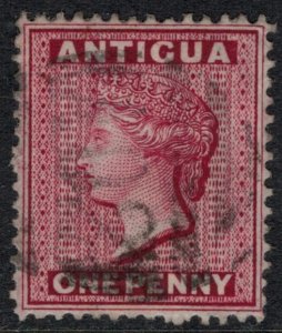 Antigua #8  CV $12.50  Very sharp impression, light A02 cancellation