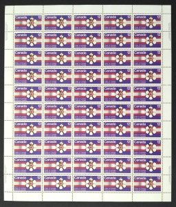 Canada 736 Sheet MNH