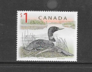 BIRDS - CANADA #1687  LOON  MNH
