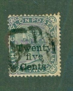 CEYLON 107 USED CV $10.00 BIN $3.50