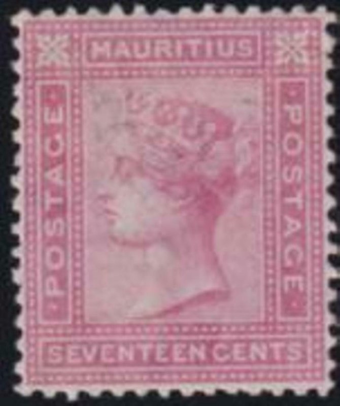 Mauritius 1880 SC 63 MLH 